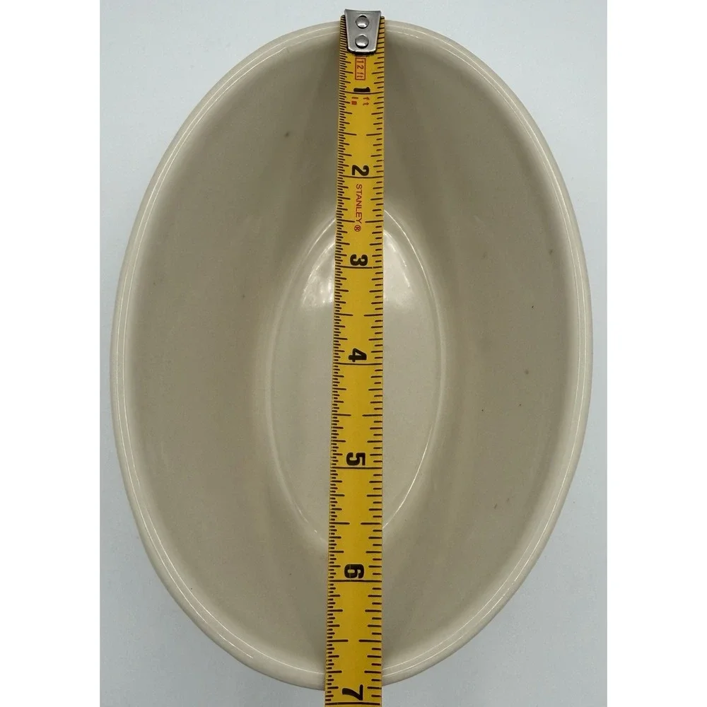 Mason Cash In the Forest Oval Pie Dish Beige Leaves 7x5